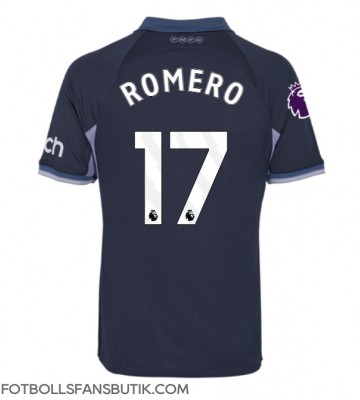 Tottenham Hotspur Cristian Romero #17 Replika Bortatröja 2023-24 Kortärmad